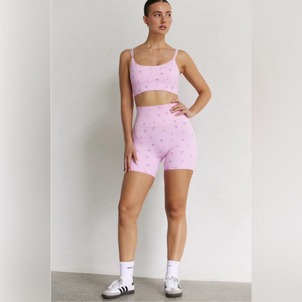 Astoria Activewear LUXE BLOSSOM CHERRY Shorts